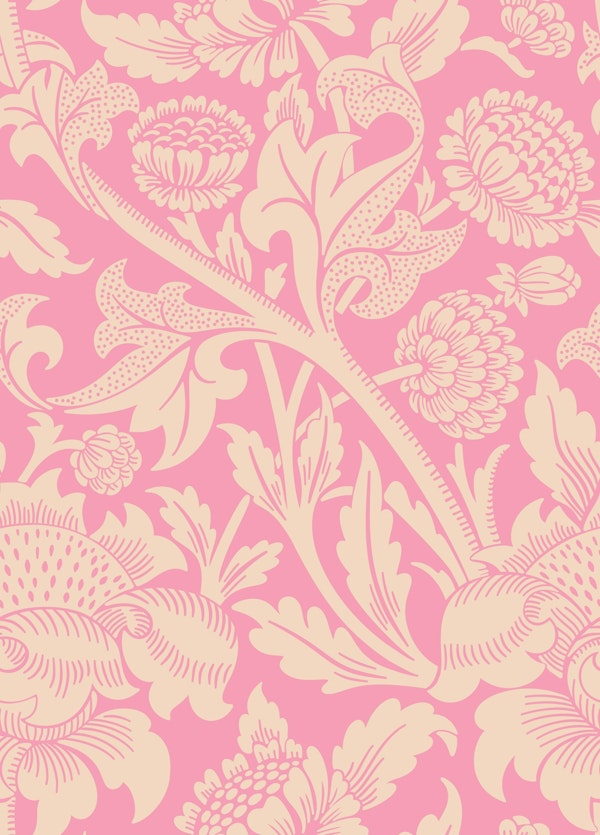 Victorian Wey Pattern in Amaranth Pink