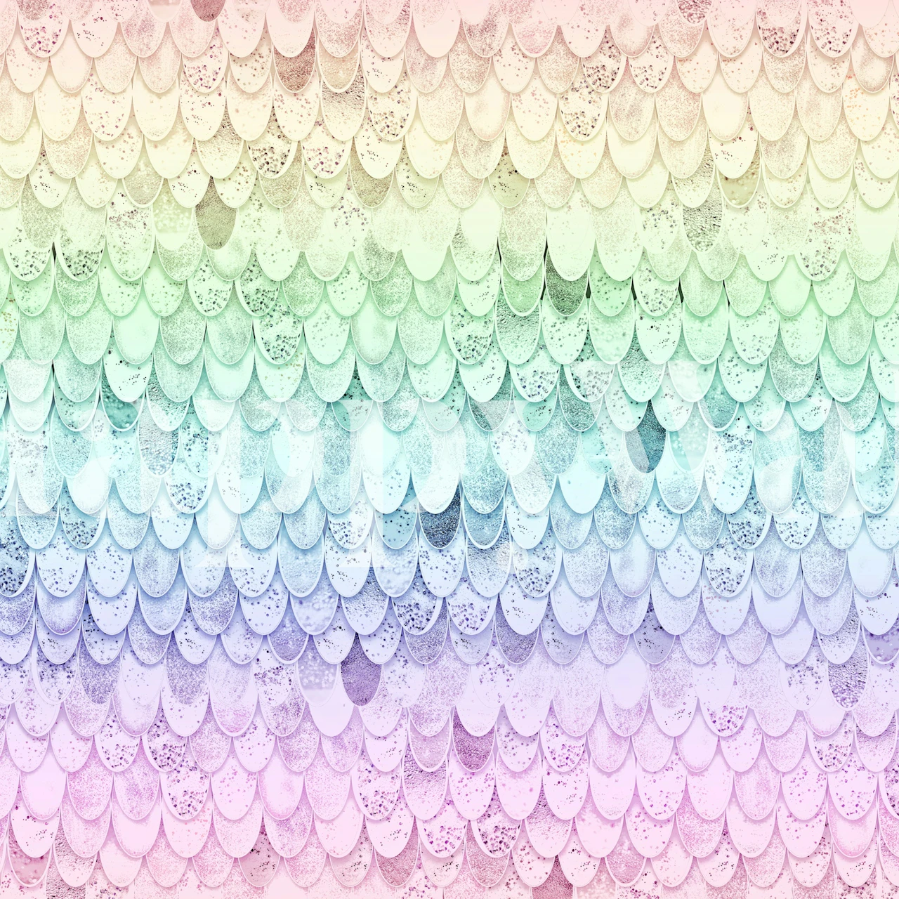 Tapeta Mermaid scales u pastelnom dizajnu
