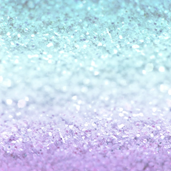 MERMAID GLITTER - AQUA PURPLE