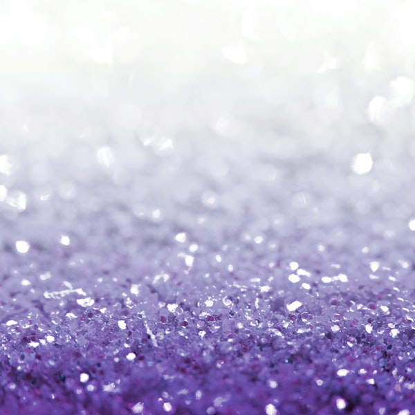 GLITTER WHITE TO PURPLE