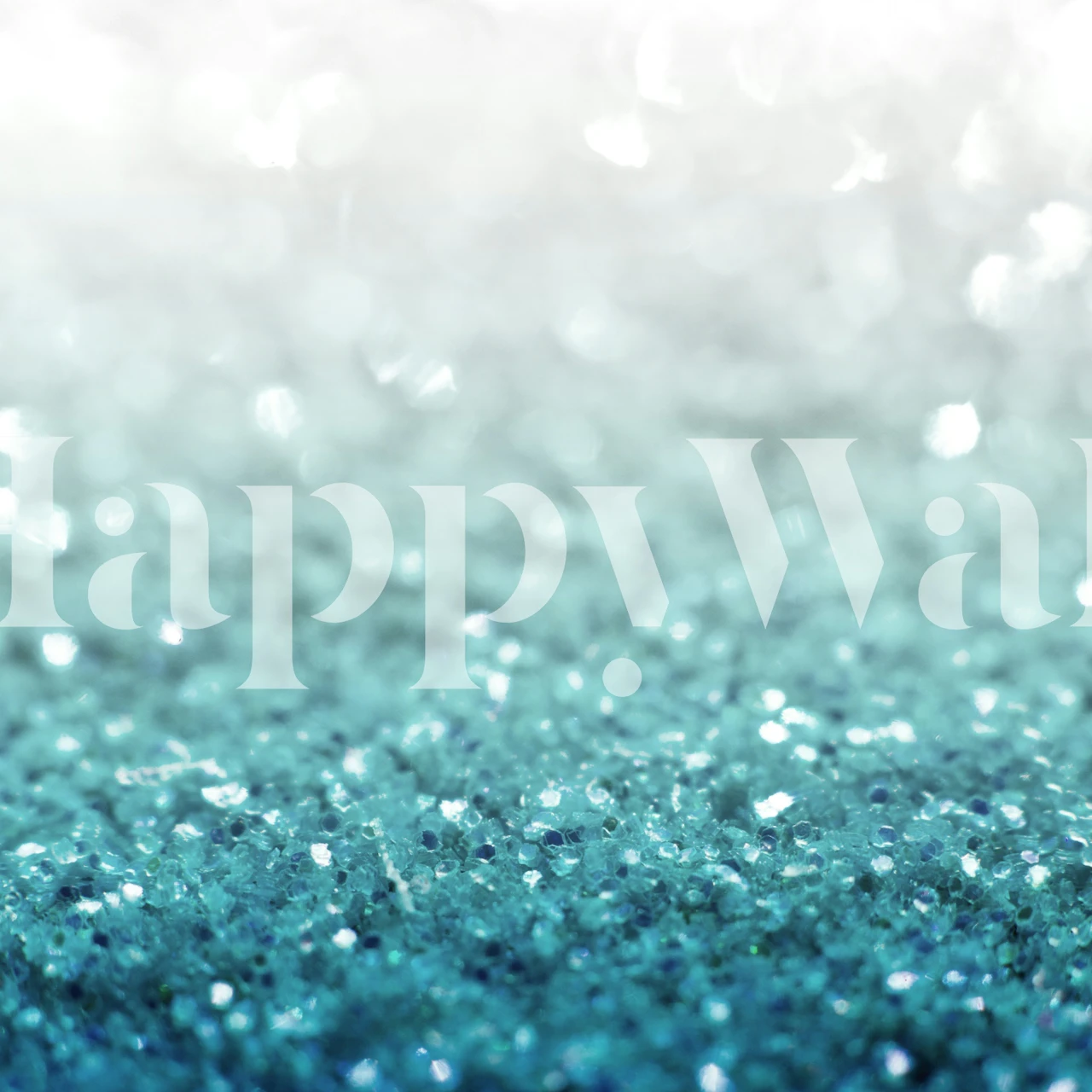 Mermaid Glitter wallpaper in a room