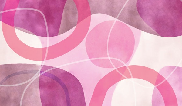 Vibrant Move Pink Passion Abstract Art