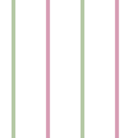 Pinstripes White Pink Sage Stripes wallpaper