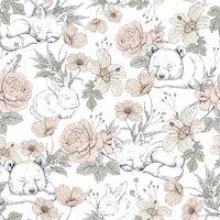 Sleeping Woodland - pattern behang