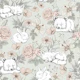 Sleeping Woodland - pattern - mint