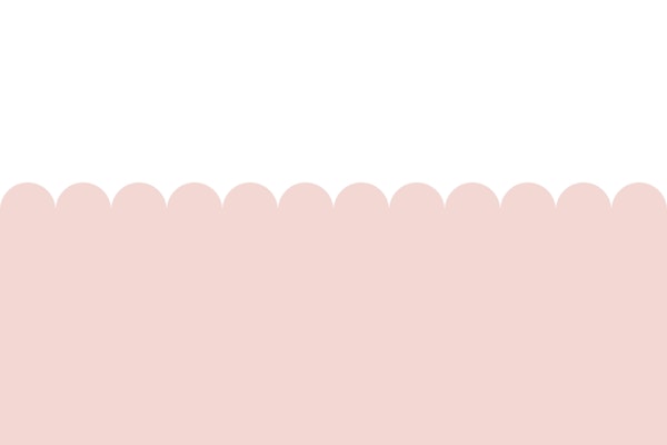 Pink and White Scallop