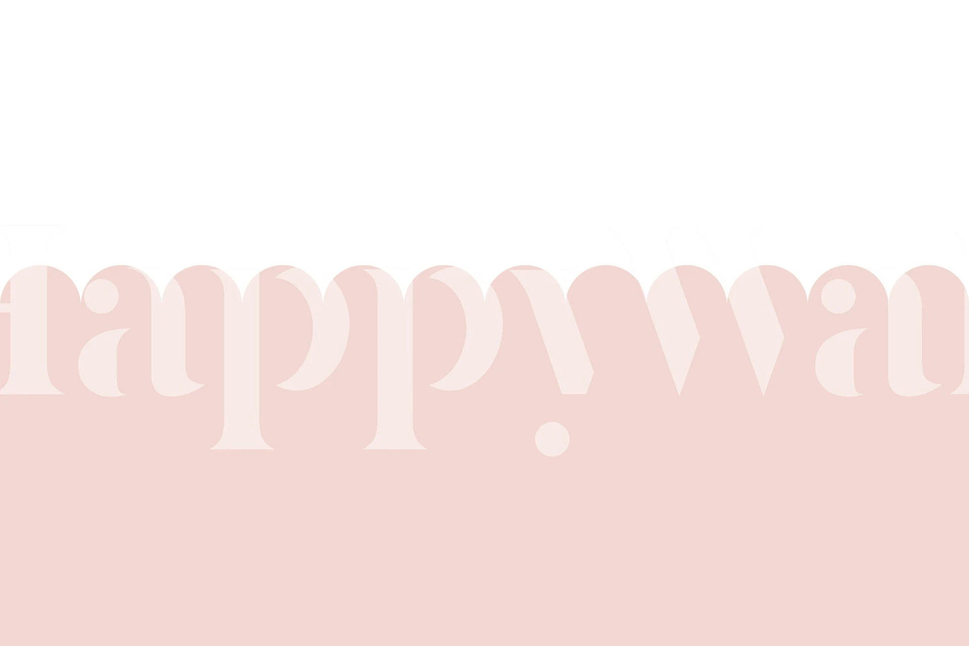 Pink scallop pattern with white background wallpaper