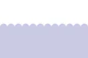 Lilac and White Scallop