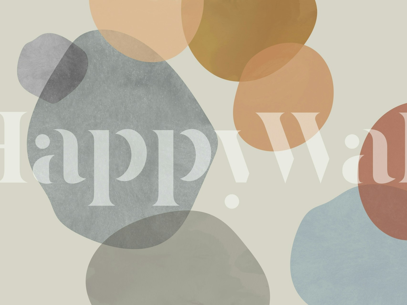 Curved Shapes Tapete in einem modernen Raum