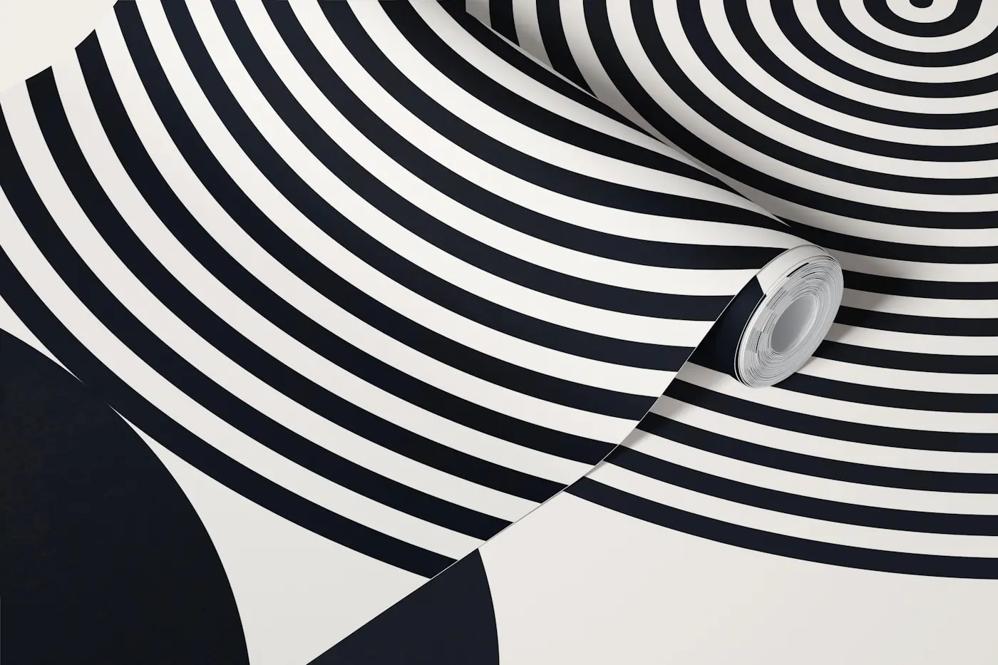 Circles and lines in watercolor 2 wallpaper roll