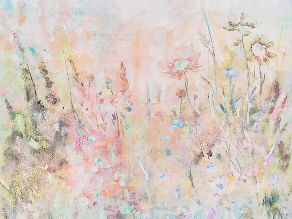 Washed Watercolor Wildflowers