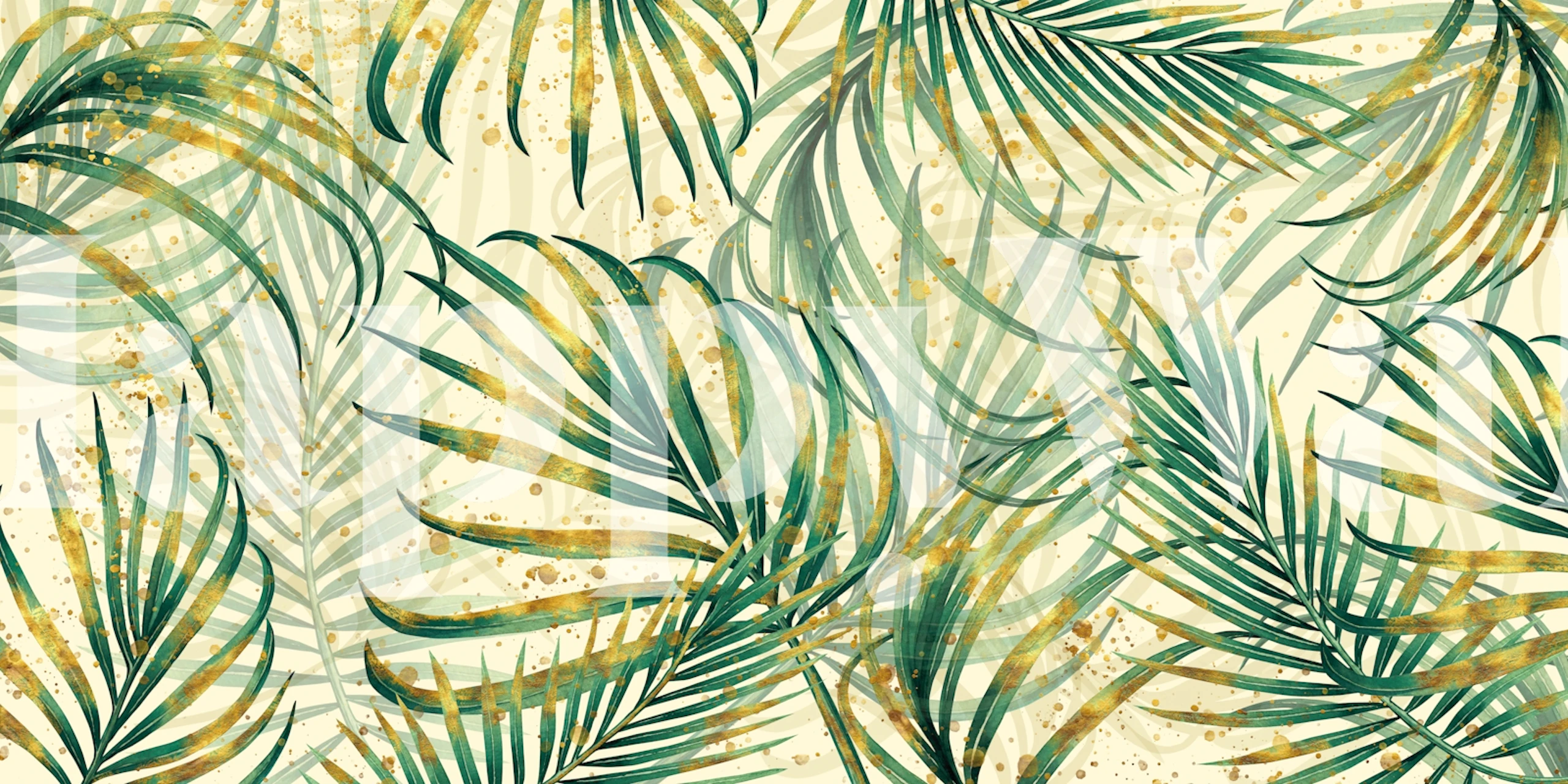 Tropicana crem tapet i ett stiligt rum