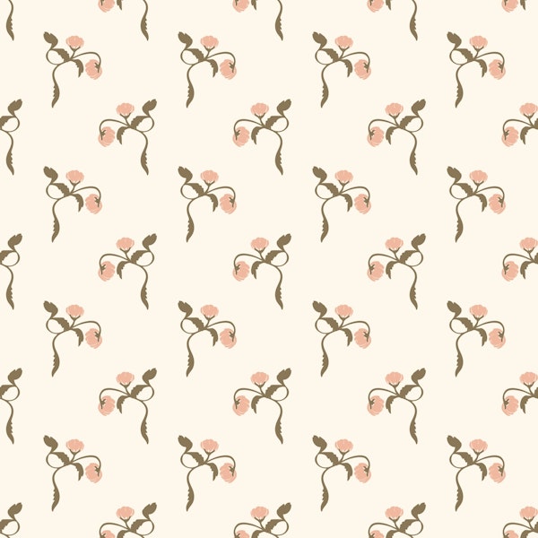 Peony flowers medium – pink and cream