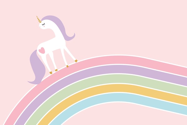 Unicorn Pastel Rainbow