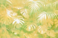 Yellow Jungle Leaves tapete