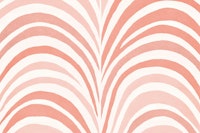 Boho Bow Shapes Warm Peach And Coral papel pintado