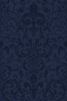 Midnight Blue Fleur de Lis Damask Vintage ταπετσαρία
