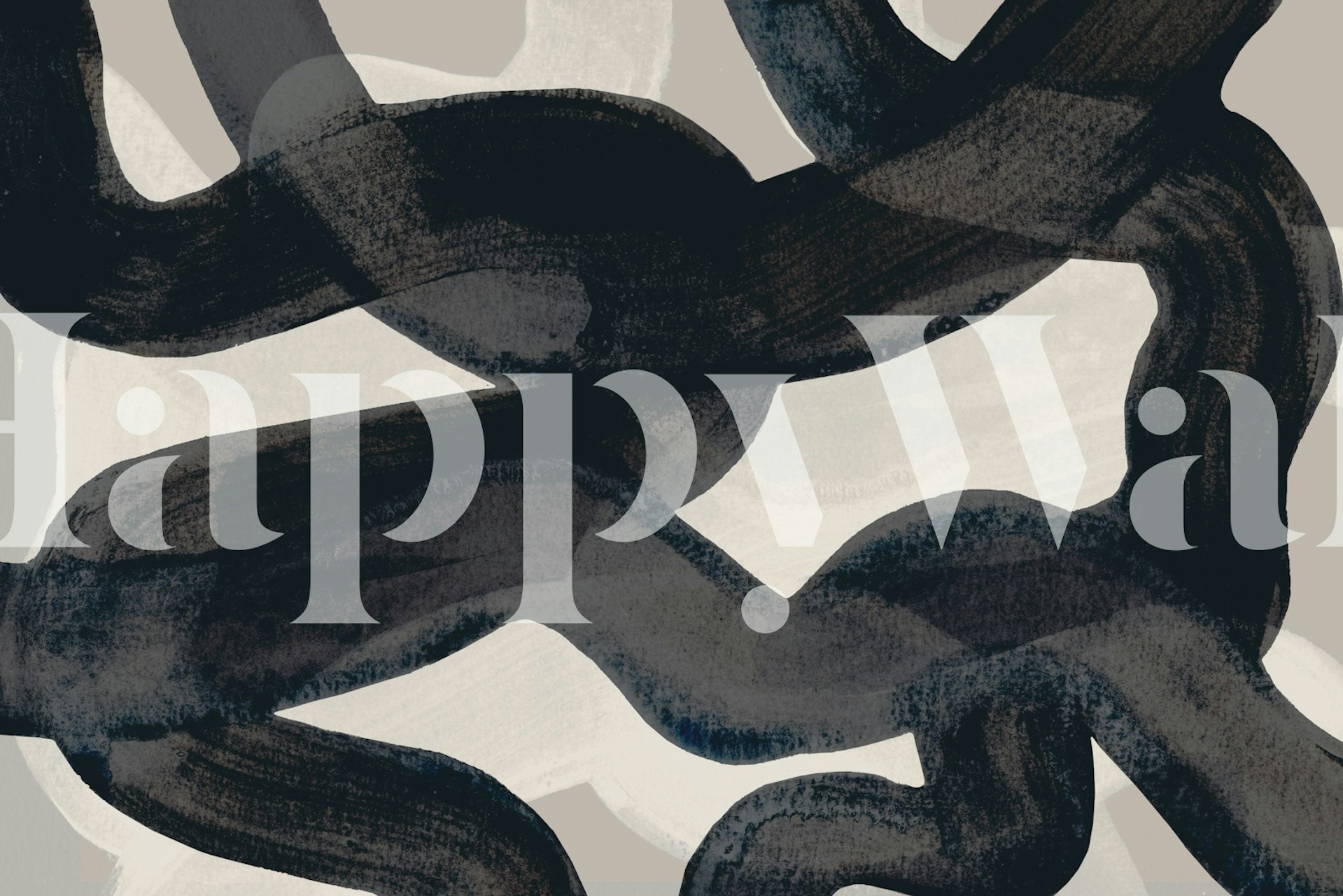 Abstract Brush Strokes 65 tapeta u sobi