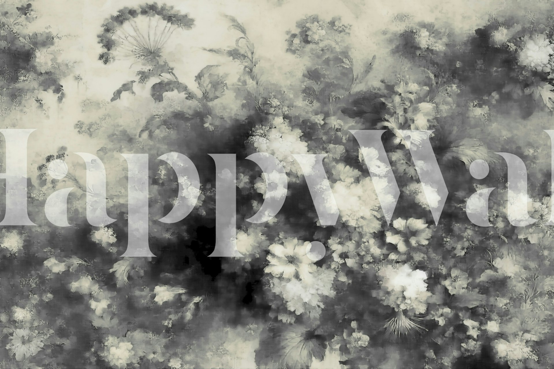 Baroque Garden Landscape wallpaper in a room