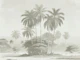 Antique Rainforest Landscape Etching