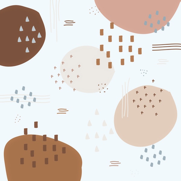 Modern Abstract Brown