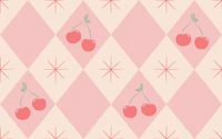 Cherry Diamond Delight tapeta