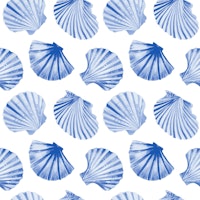 Blue Shells carta da parati