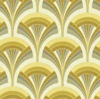 Yellow Retro Palm tapet