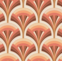 Pink Retro Palm ταπετσαρία