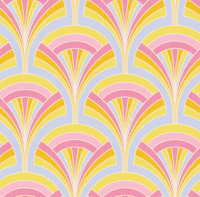 Pastel Retro Palm tapet