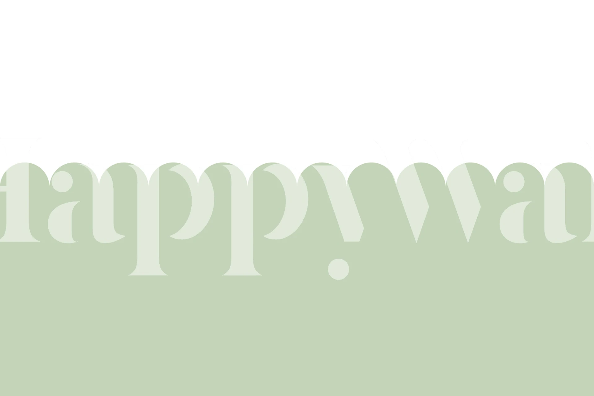 Sage Green Scallop wallpaper in a room