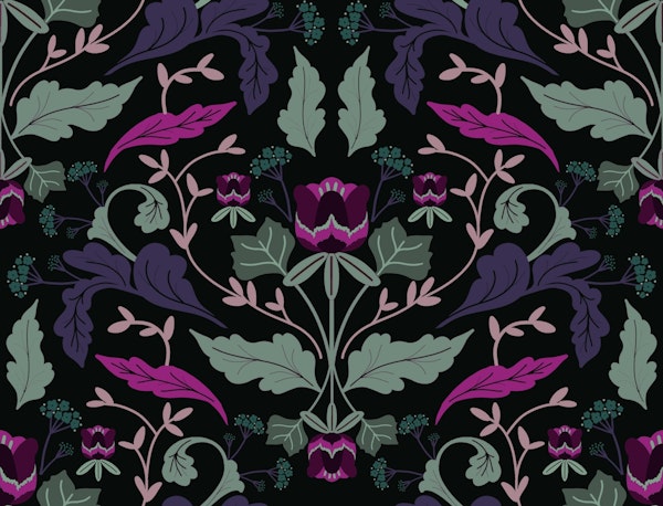 Dark Victorian Tulip Flowers