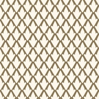 Geometric diamond leaves medium – brown wallpaper