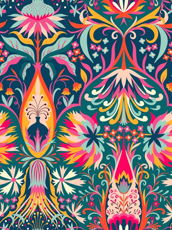 paisley paradise damask large