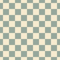 Classic check plaid medium – blue and beige wallpaper