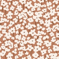 Floral Pattern Anna warm brown tapete