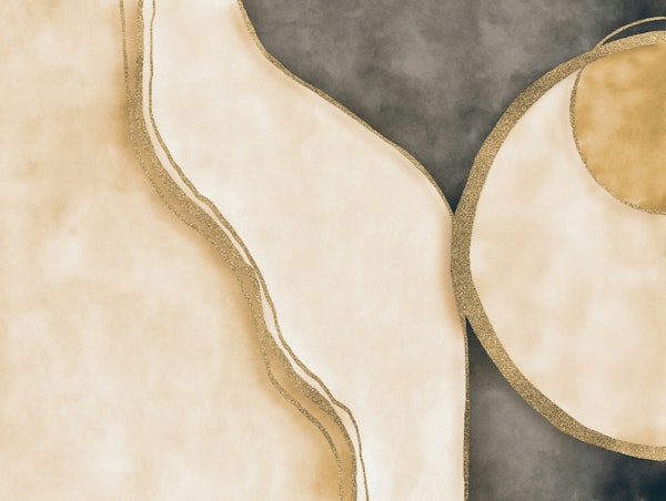 Abstract Connection Modern Art Beige Brown