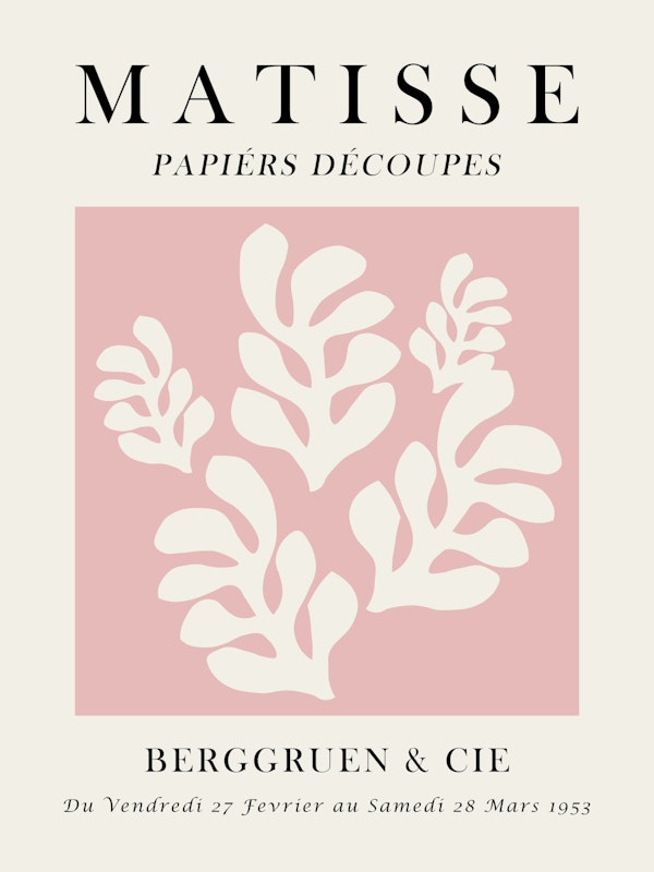 Pink matisse poster 2