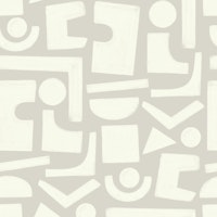 Modern Large Geometric Abstract Shapes Gray papiers peint