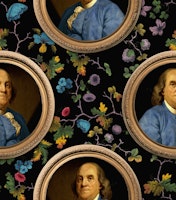 Museum Wall Benjamin Franklin USA President ταπετσαρία