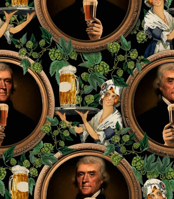 Cheers With Beer to History Thomas Jefferson