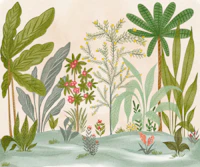 Tropical botanicals papiers peint