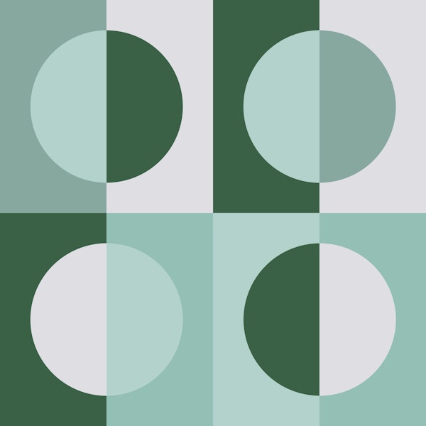 Minimal green circles in squares