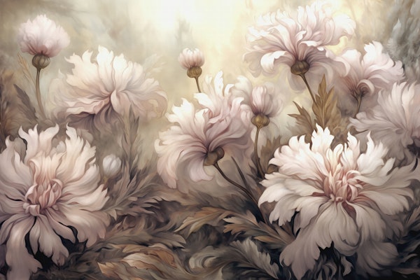 underwater pink flowers