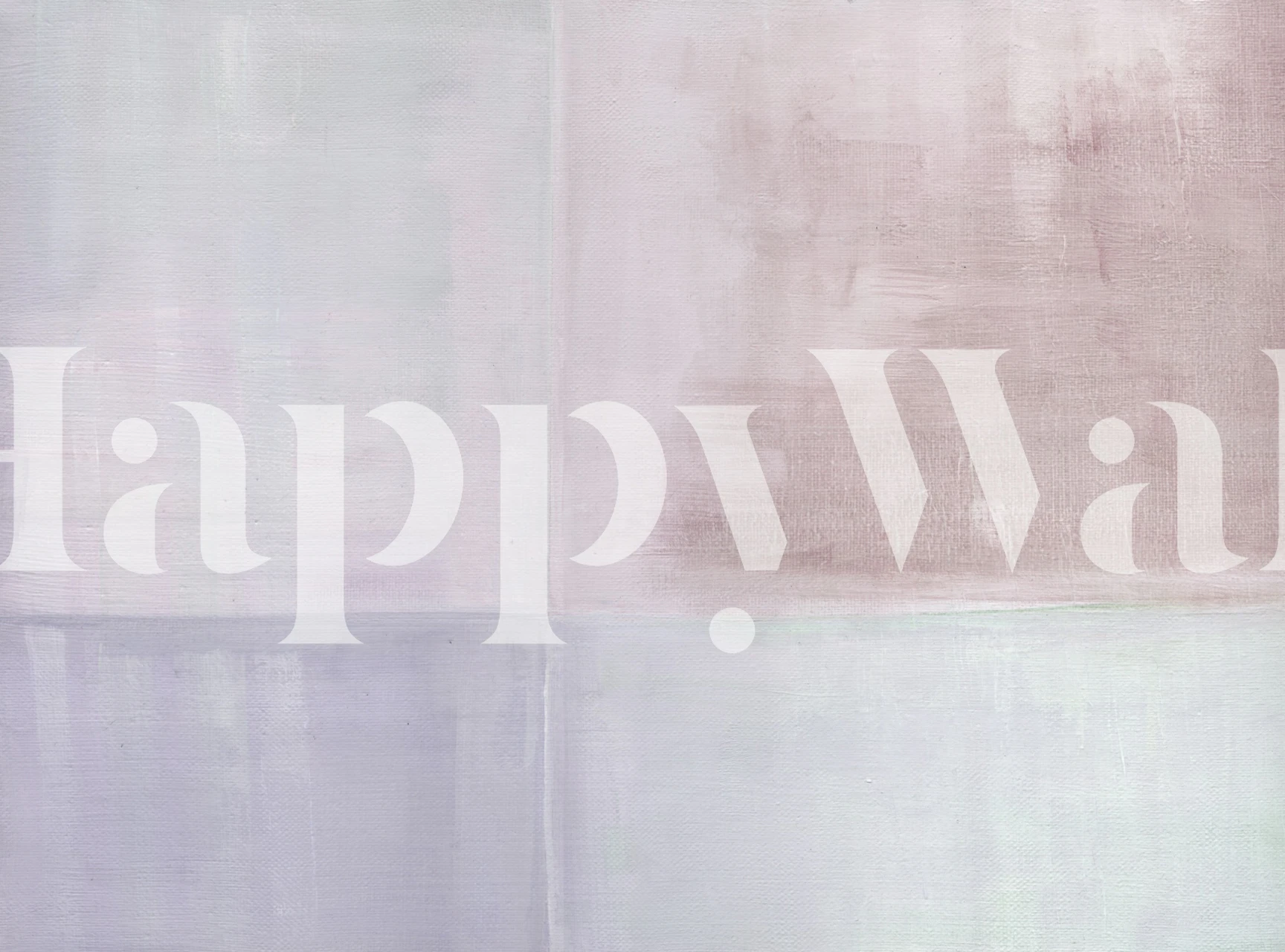 Pastel painted squares mauve tapet i et rum