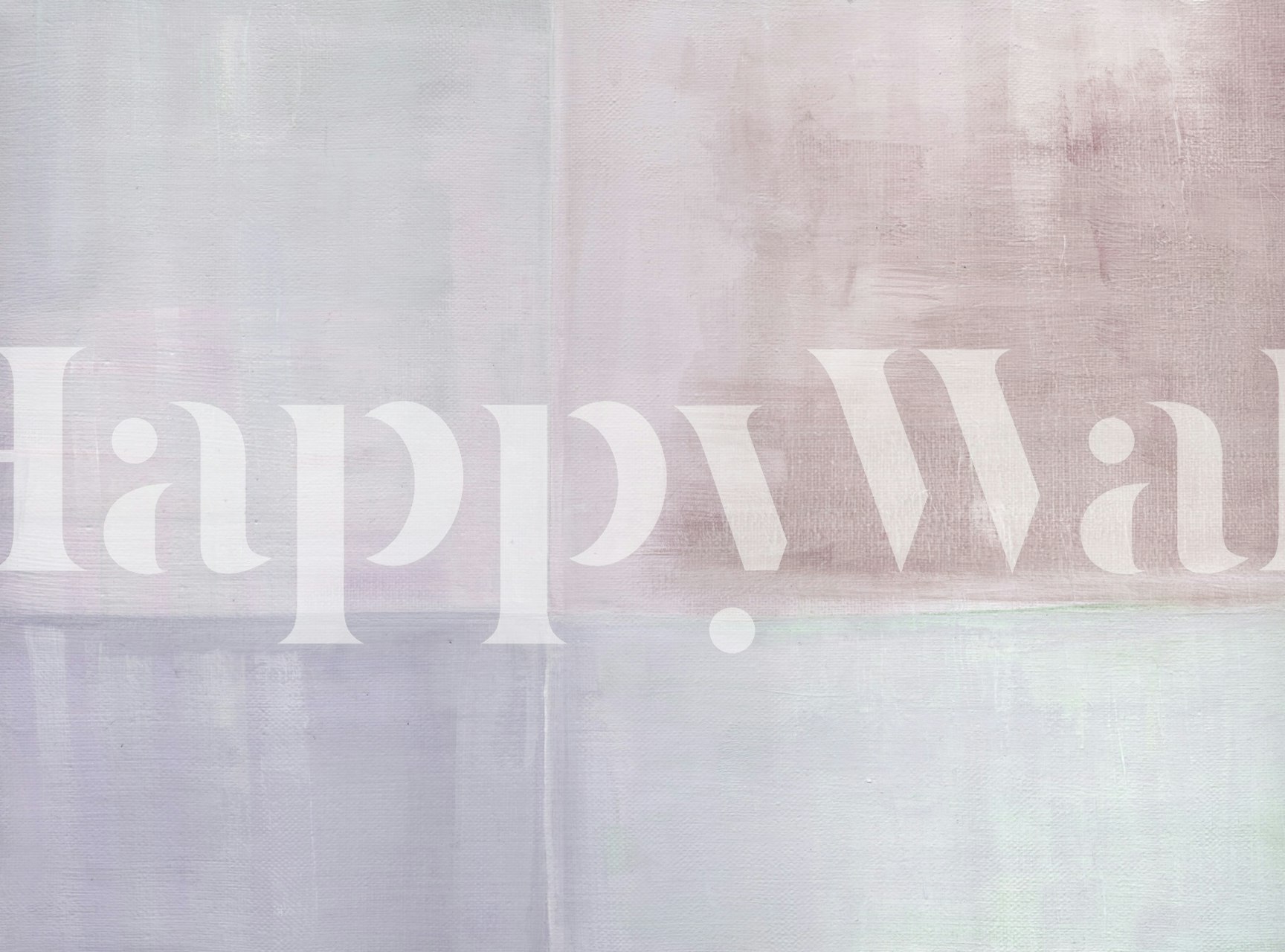 Pastel painted squares mauve tapet i ett rum