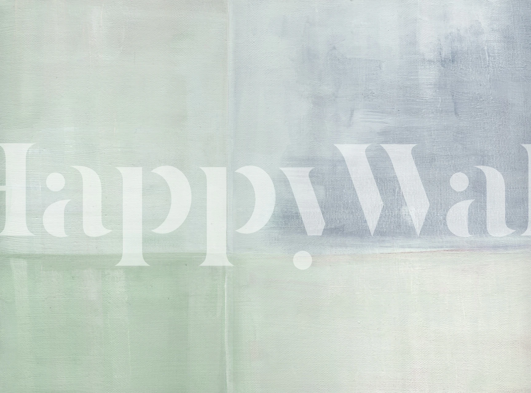 Pastel painted squares Tapete in einem Raum