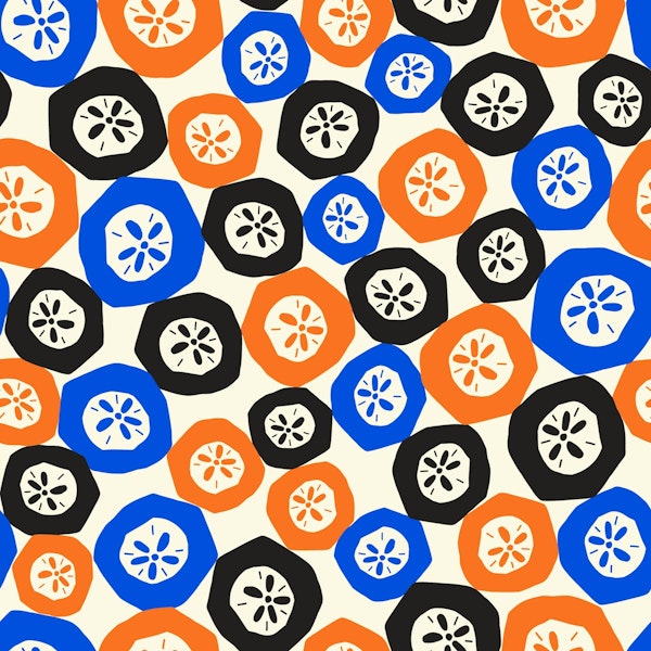 Contemporary Cut Out Scattered Sand Dollars