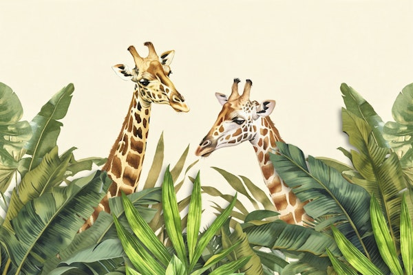 Exotic Wildlife Giraffes Paradise