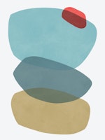 Modern abstract strokes 6 carta da parati